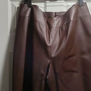 Brown Leather Pants
